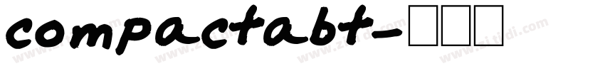 compactabt字体转换