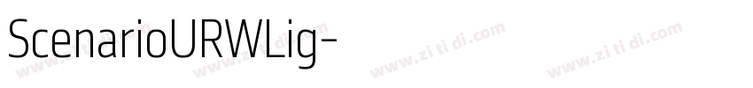 ScenarioURWLig字体转换