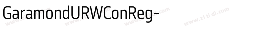 GaramondURWConReg字体转换 GaramondURWConReg字体转换