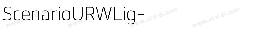 ScenarioURWLig字体转换