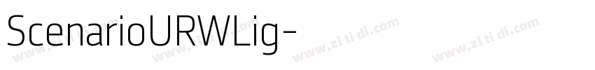 ScenarioURWLig字体转换