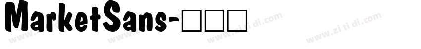 MarketSans字体转换