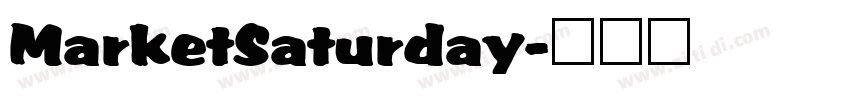 MarketSaturday字体转换