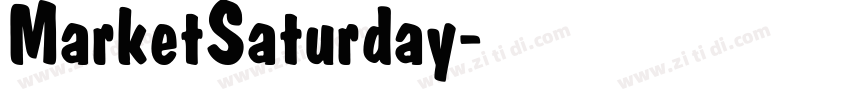 MarketSaturday字体转换