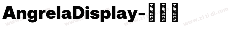 AngrelaDisplay字体转换