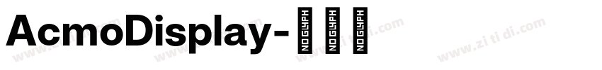 AcmoDisplay字体转换 AcmoDisplay字体转换