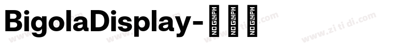 BigolaDisplay字体转换
