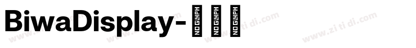 BiwaDisplay字体转换 BiwaDisplay字体转换
