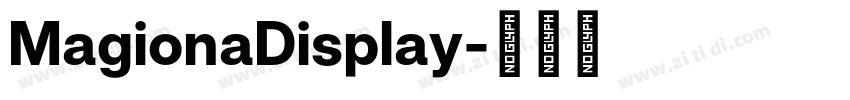 MagionaDisplay字体转换