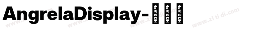 AngrelaDisplay字体转换