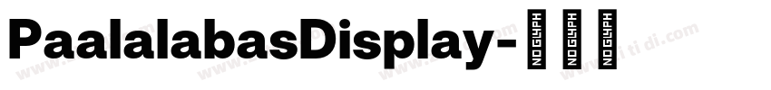 PaalalabasDisplay字体转换