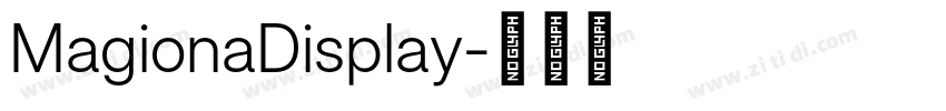 MagionaDisplay字体转换