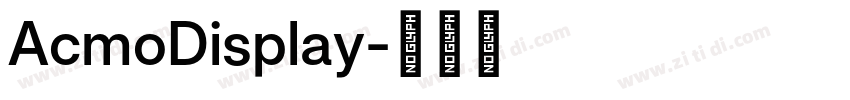 AcmoDisplay字体转换 AcmoDisplay字体转换
