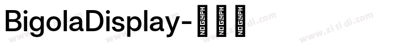 BigolaDisplay字体转换