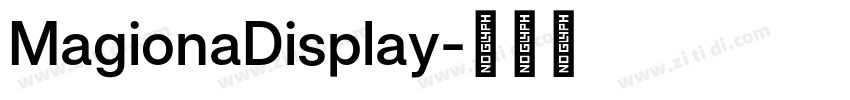 MagionaDisplay字体转换