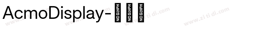 AcmoDisplay字体转换 AcmoDisplay字体转换