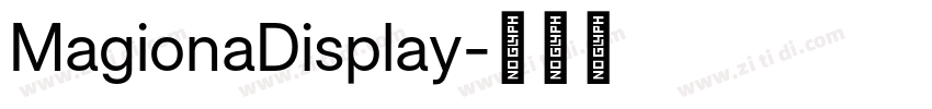 MagionaDisplay字体转换