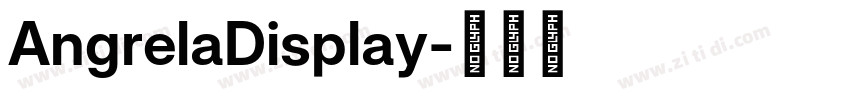 AngrelaDisplay字体转换