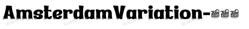 AmsterdamVariation字体转换