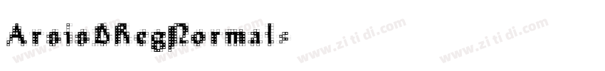 ArsisDRegNormal字体转换