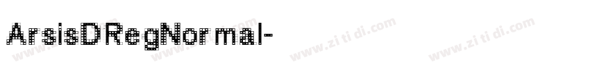 ArsisDRegNormal字体转换