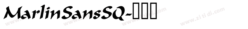 MarlinSansSQ字体转换