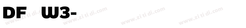 DF金文体W3字体转换
