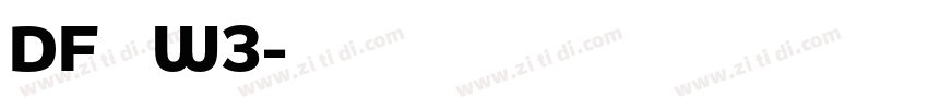 DF金文体W3字体转换