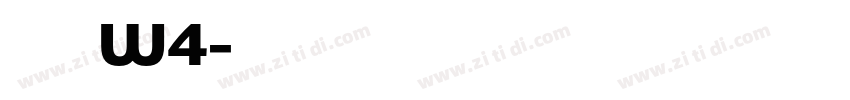 华康竹风体W4字体转换