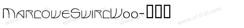 MarloweSwirlW00字体转换