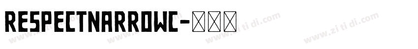 RespectNarrowC字体转换
