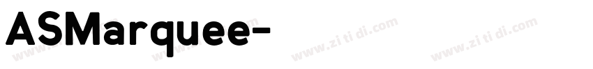 ASMarquee字体转换