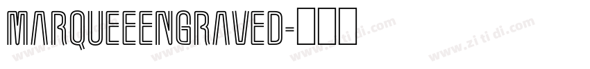 marqueeEngraved字体转换