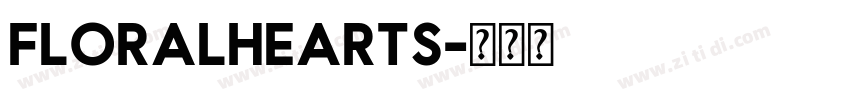 FloralHearts字体转换
