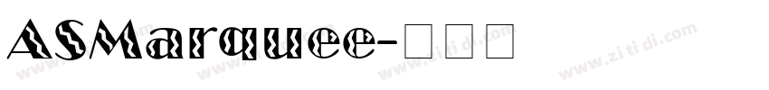 ASMarquee字体转换