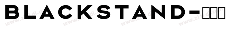 Blackstand字体转换
