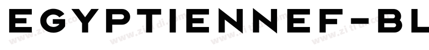 EgyptienneF-Black字体转换