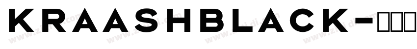 KraashBlack字体转换