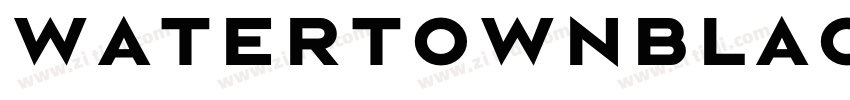 WatertownBlack字体转换