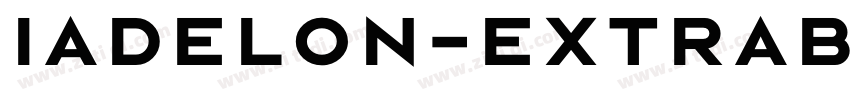 Iadelon-ExtraBold字体转换