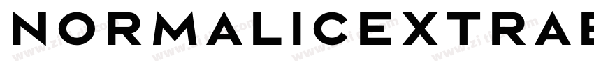 NormalicExtraBold字体转换 NormalicExtraBold字体转换