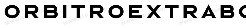 OrbitroExtraBold字体转换