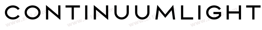 ContinuumLight字体转换