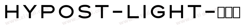Hypost-Light字体转换