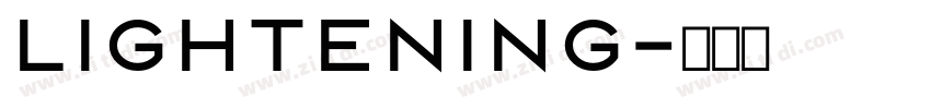 Lightening字体转换