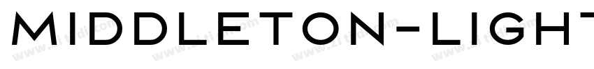 Middleton-Light字体转换