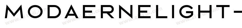 ModaerneLight字体转换 ModaerneLight字体转换