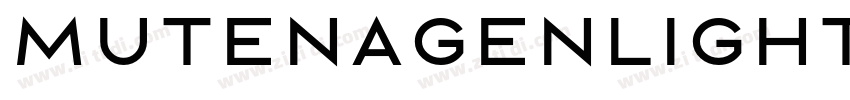 MutenagenLight字体转换