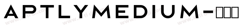 AptlyMedium字体转换