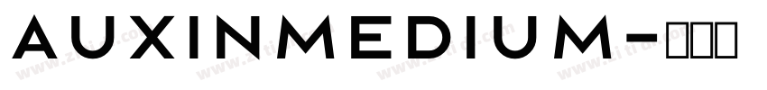 AuxinMedium字体转换